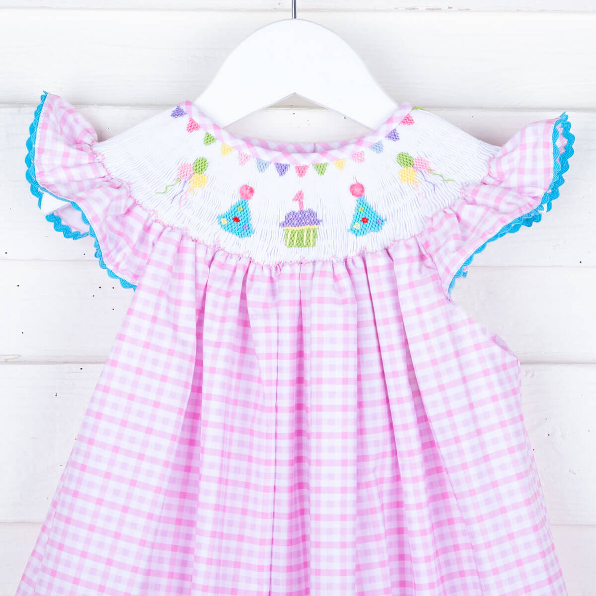 1st birthday smocked dress best sale