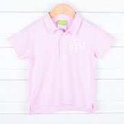 Polo Shirt Pink Stripe