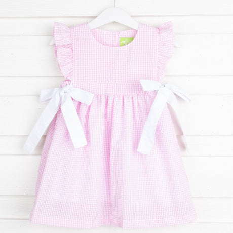 Light Pink Gingham Avery Dress