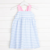 Light Blue Stripe Mia Dress