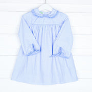 Light Blue Plaid Lillian Dress