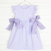 Purple Gingham Avery Dress