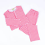 Red Gingham Knit Women's Pajamas