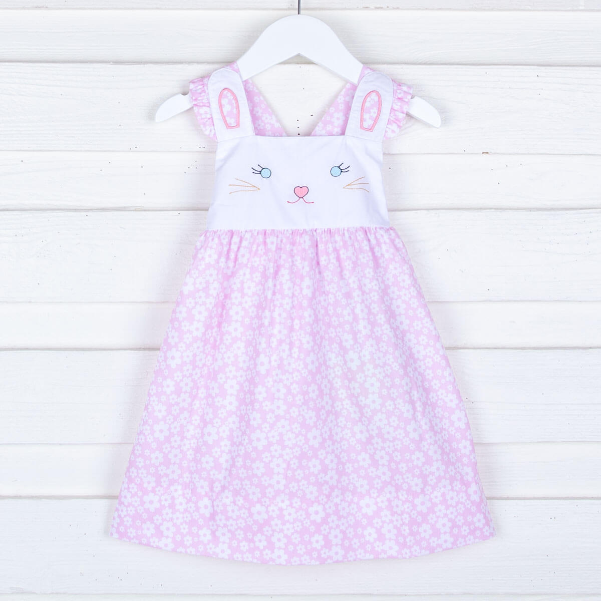 Bunny Face Daisy Print Dress