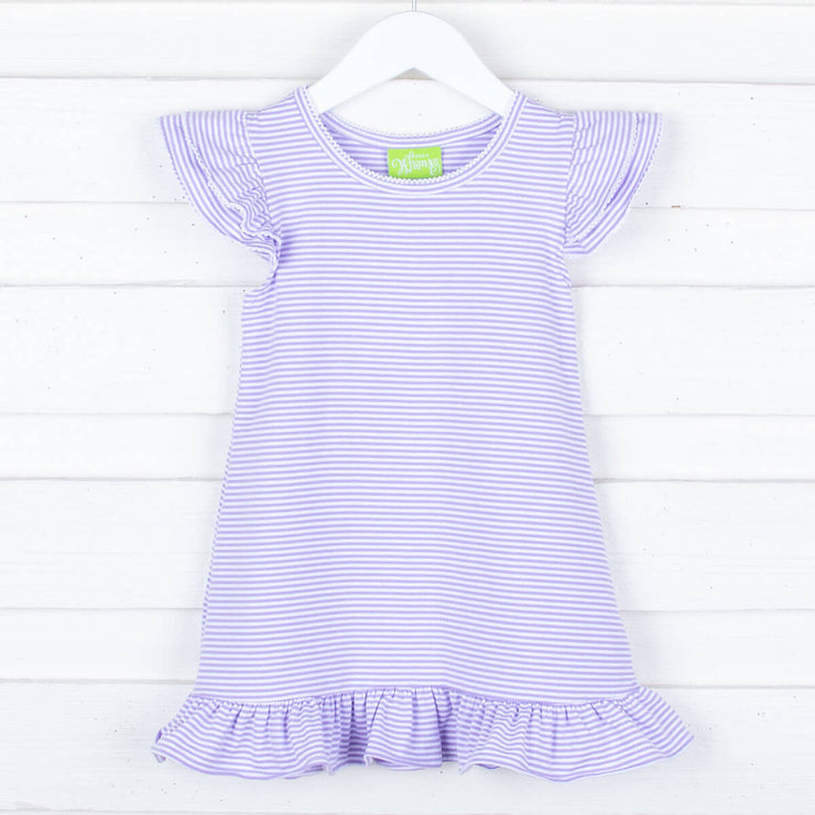 Purple Stripe Milly Dress