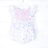 Geometric Smocked Blooming Bubble