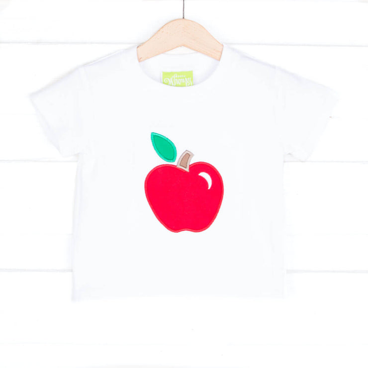 Red Apple White Shirt