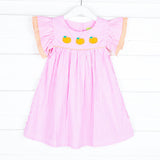 Pumpkin Pink Gingham Maeve Dress