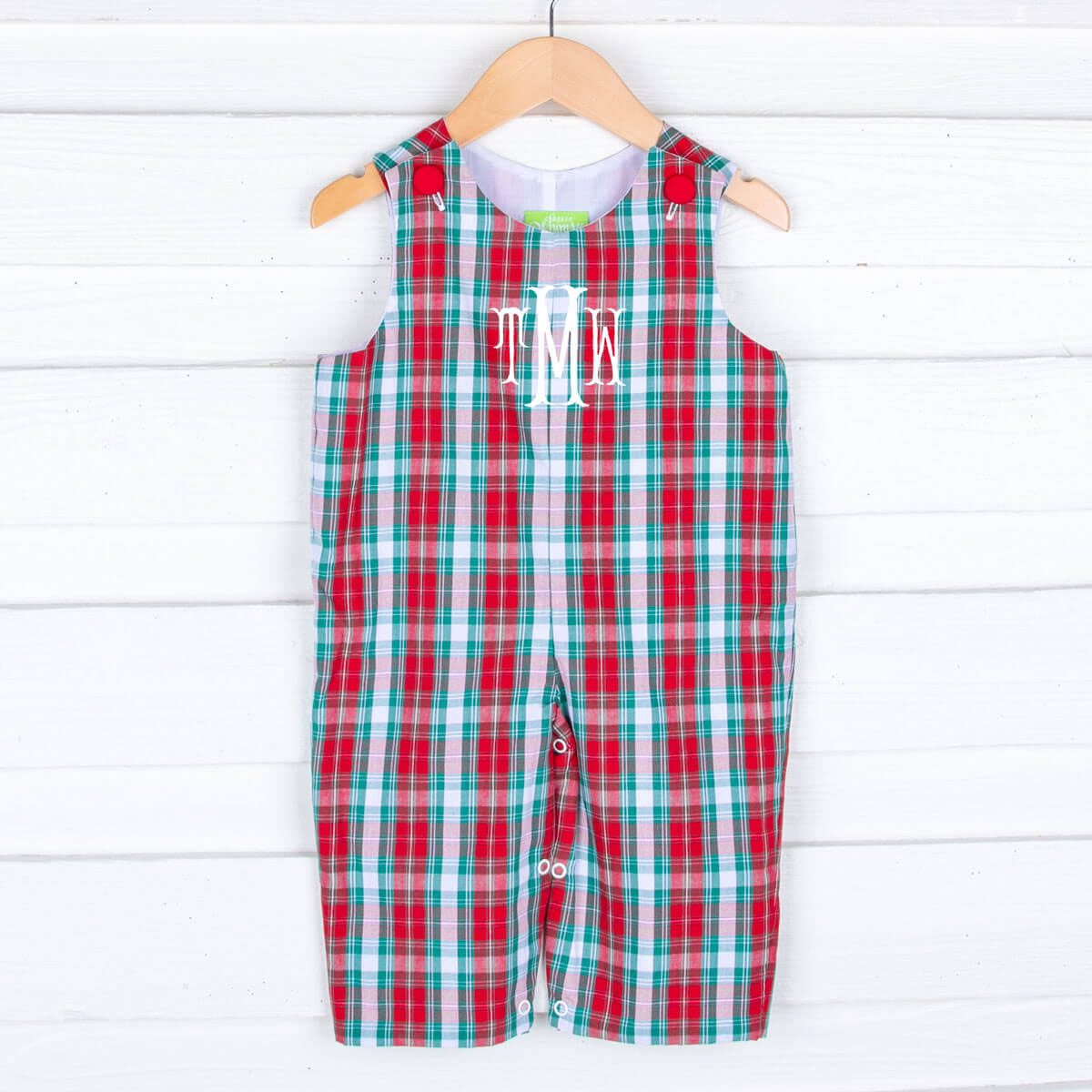 Red & Green Plaid Longall