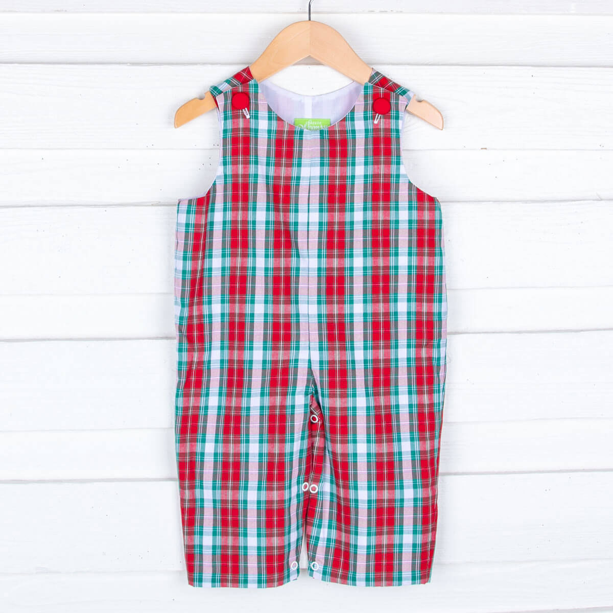 Red & Green Plaid Longall