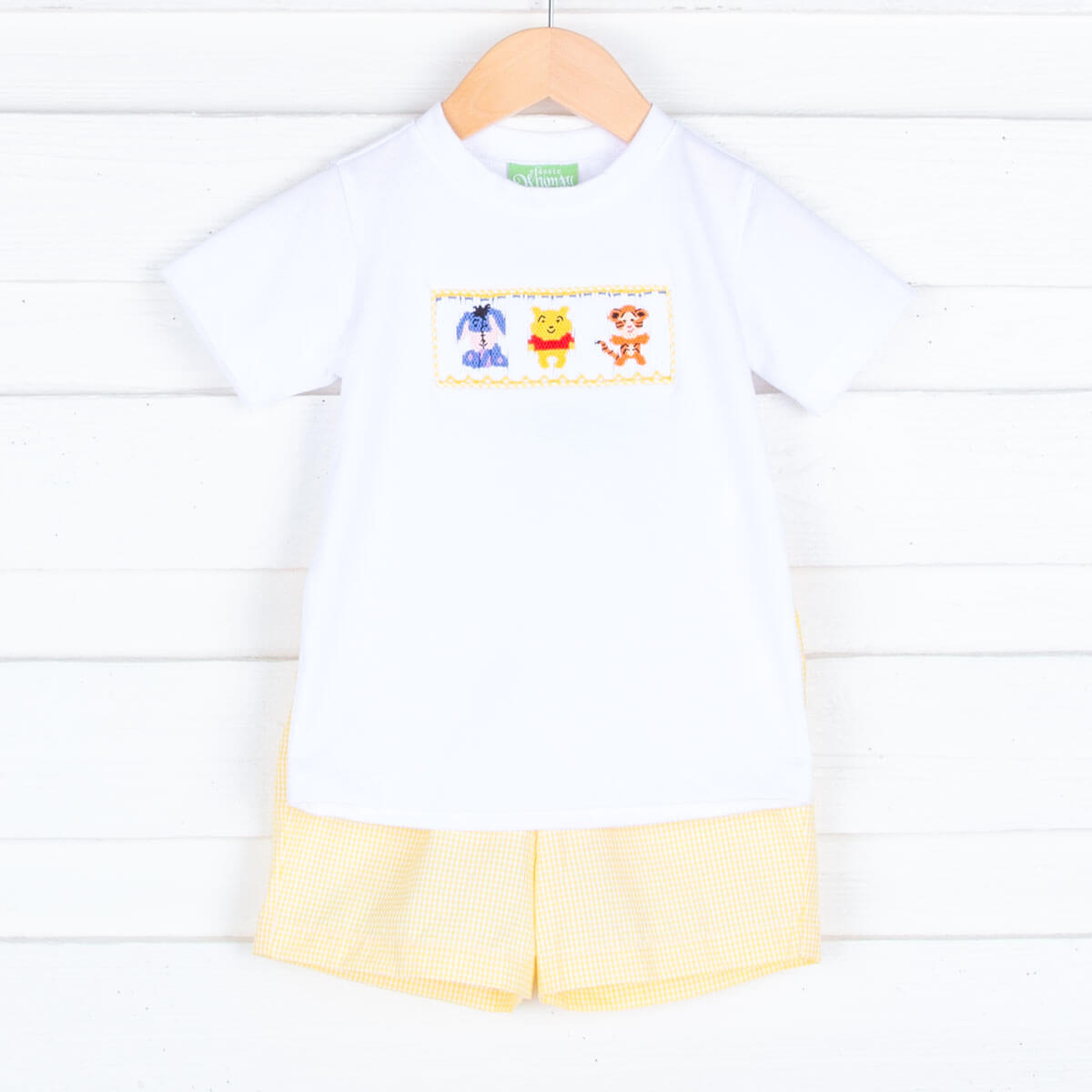 Pooh outlets Smocked Outfit