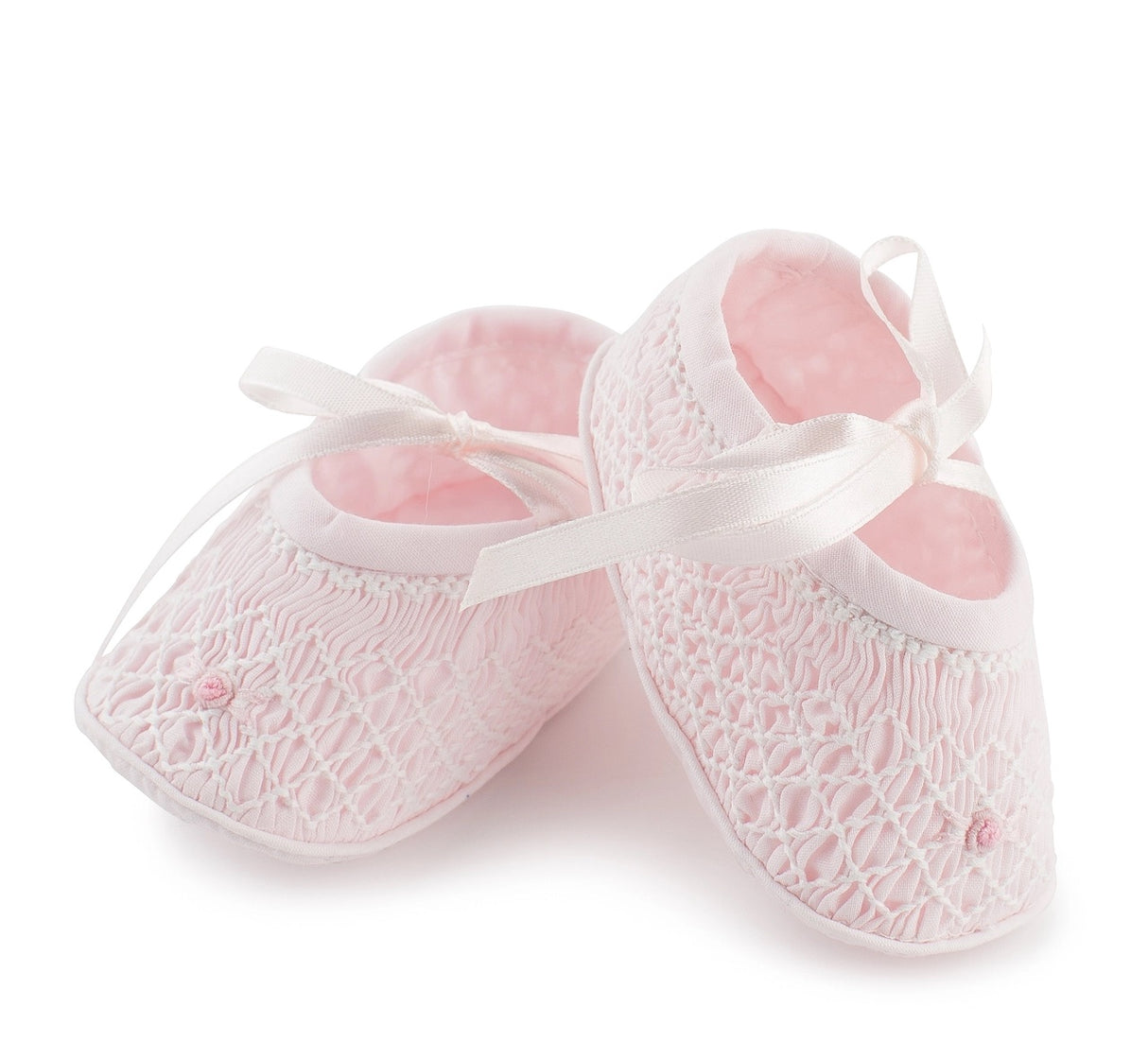 Smocked Ballet Crib Shoe