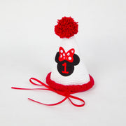 Mouse Ears First Birthday Hat
