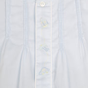 Train and Plane Embroidered Pleated Bubble