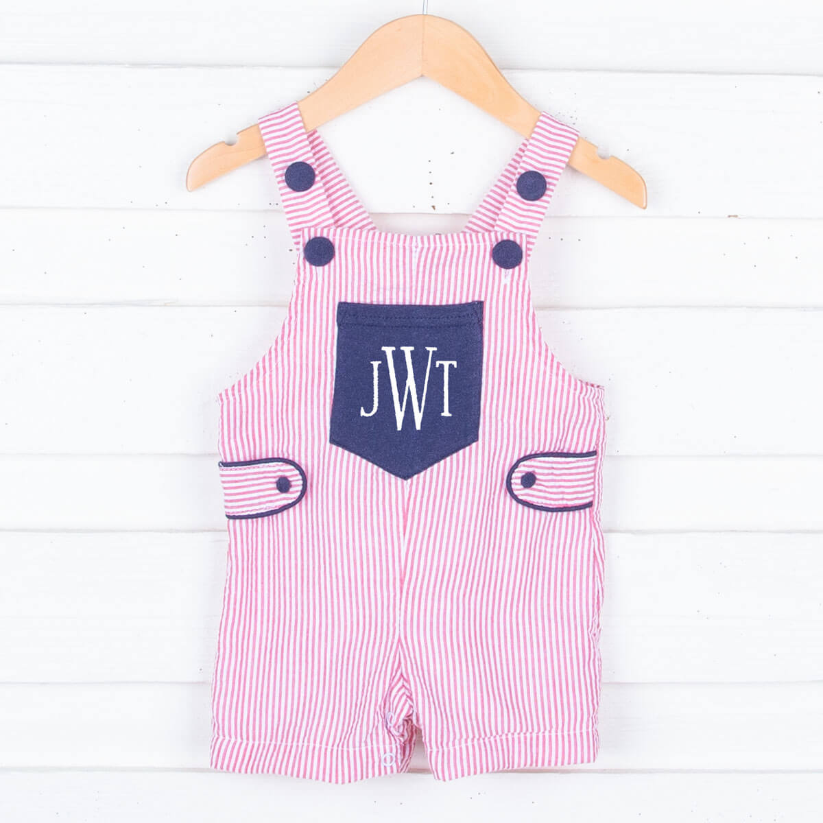Mason Red Stripe Shortall