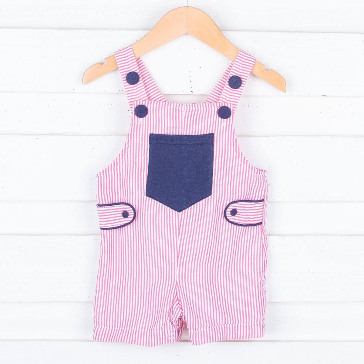 Mason Red Stripe Shortall