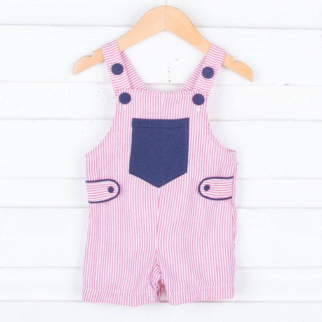 Mason Red Stripe Shortall