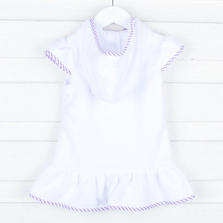 Terry Lavender Swimsuit Coverup