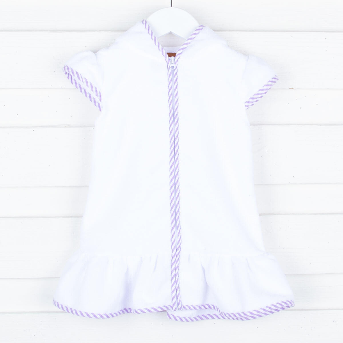 Terry Lavender Swimsuit Coverup