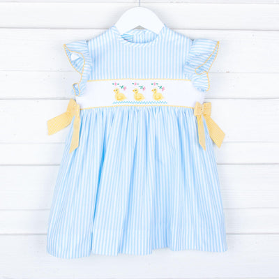 Baby Chick Smocked Beverly Dress