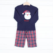Santa Vermont Plaid Boy Pant Set