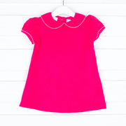 Bright Pink Corduroy Sally Dress