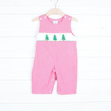 Twinkly Tree Red Smocked Longall