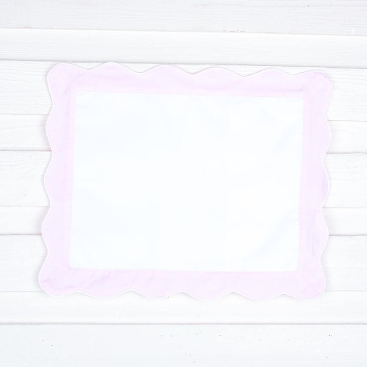 White Monogram Pillowcase