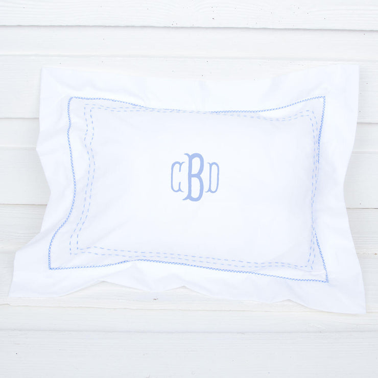 Blue Stitching Pillowcase