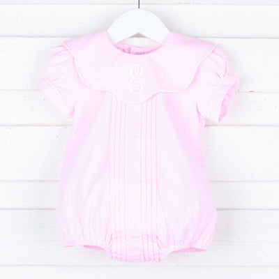 Pleated Pink Scallop Bubble