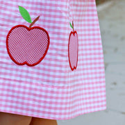 Apple Light Pink Gingham Lulu Dress