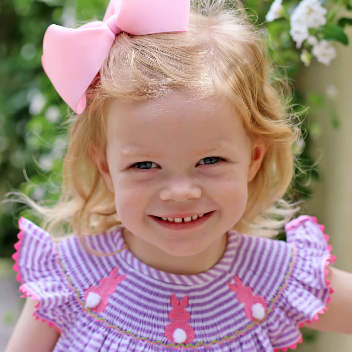 fitted lace wedding dress Purple Bunny Bum Smocked Bishop Dress