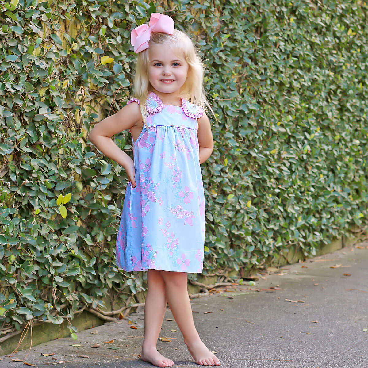Blue Floral Lulu Dress