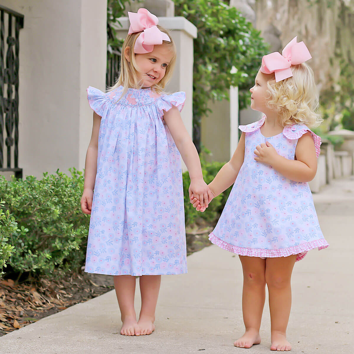 Easter Bunny Smocked Blooming Dress