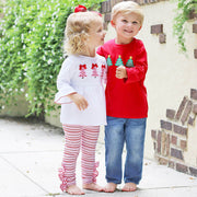 Christmas Tree Red Long Sleeve Shirt