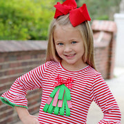 Christmas Tree Stripe Milly Dress