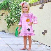 Halloween Pink Stripe Milly Dress