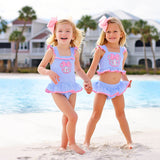Mouse Ears Blue Gingham Swimsuit