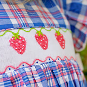 Strawberry Smocked Beverly Plaid Dress