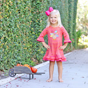 Turkey Pink and Orange Milly Dress