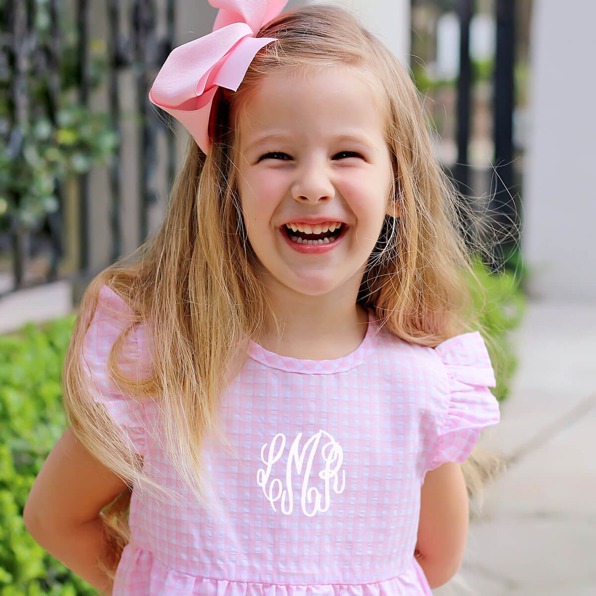 Light Pink Plaid Anna Dress Light Pink Plaid Anna Dress