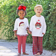 Here Comes Santa! White Long Sleeve Shirt