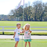 Golf Pink and Green Leah Short Set