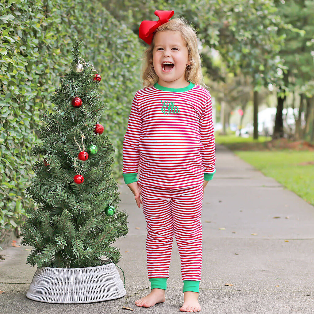 Red candy best sale stripe pyjamas