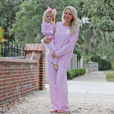 Pink Stripe Mom Pajamas