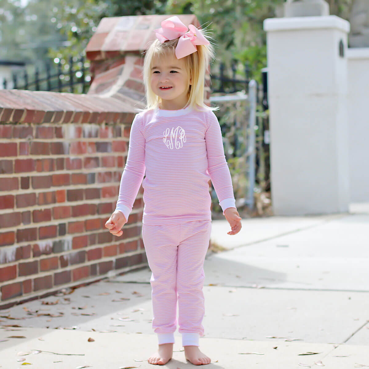 Pink Stripe Pajamas – Classic Whimsy