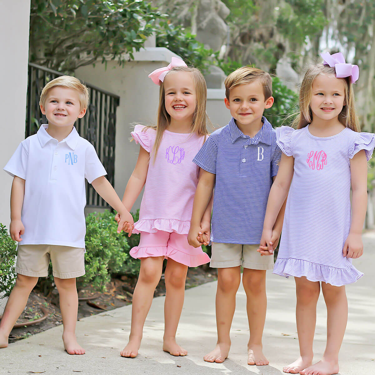 Pink Stripe Knit Short Set – Classic Whimsy