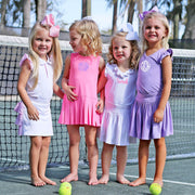Purple Milly Tennis Skirt Set