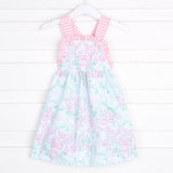 Pink Meadow Cross Back Dress