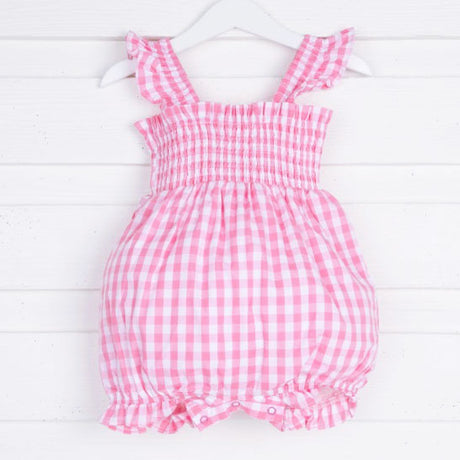 Pink Gingham Willow Bubble